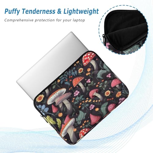 Funda para portátil 13-14 pulgadas impermeable con diseño de hongos miniatura 5