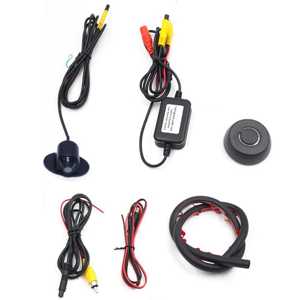Caméra de latérale de voiture enregistreur vidéo véhicule contrôle sans fil IP67 étanche vue nocturne conduite caméscope enregistrement , Type 1