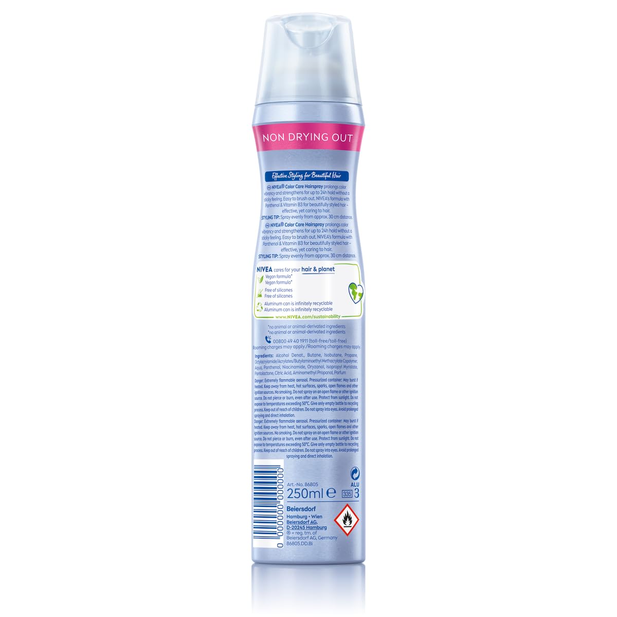 NIVEA Lakier do włosów Color Care & Protect 250 ml