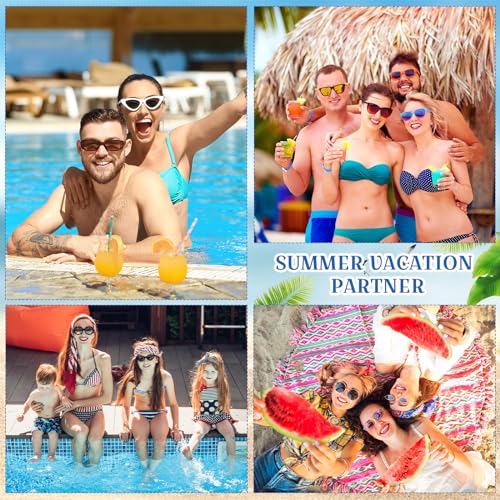 Image of 12 Pcs Mini Sunscreen Bulk for Summer Travel Size Spf 30 Water Resistant Sunscreen Lotion Bulk for Thank You Gifts Hawaiian Wedding Bridal Party Favors for Pool Wedding(Summer Vacation)