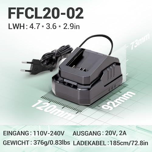 Chargeur de batterie lithium-ion 18V DCA fini les pannes - 3