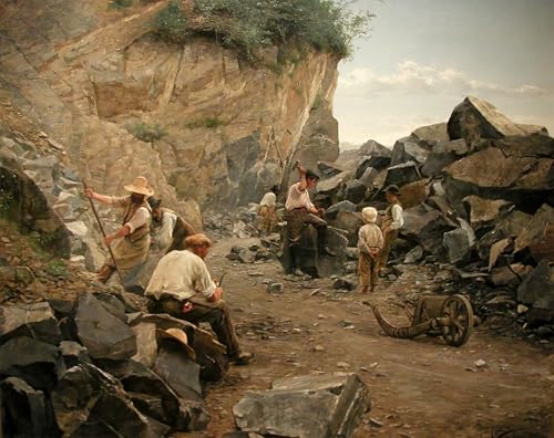 Tableau Je Stenbrottet d'Axel Jungstedt, impression d'art premium sur toile