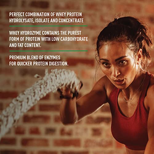 Image of Body First Whey Hydrozyme - Combination of Whey Protein Hydrolysate, Isolate & Concentrate with ProHydrolase & Protease Digestive Enzymes, 25g Protein, 5.8g BCAA, Coffee Flavour, 27 Servings
