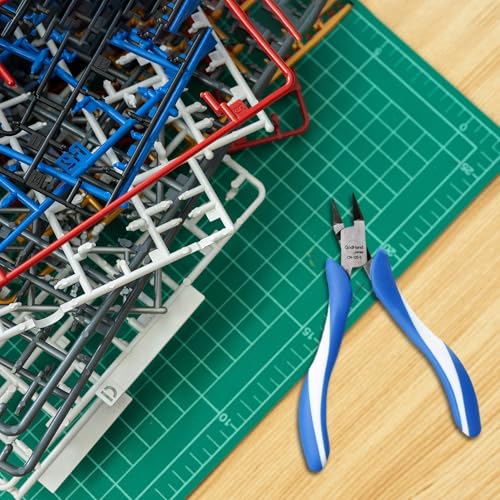 GodHand GH-CN-120-S Craft Grip Series Tapered Nipper, Hobby Tool, Blue - Image 4