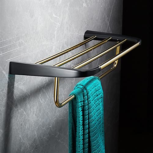 Étagère à serviettes en métal solide pour matériel de salle de bain durable