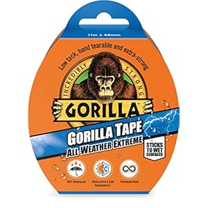 Gorilla 3044020 Tape All Weather Extreme Zwart 48mm x 11m