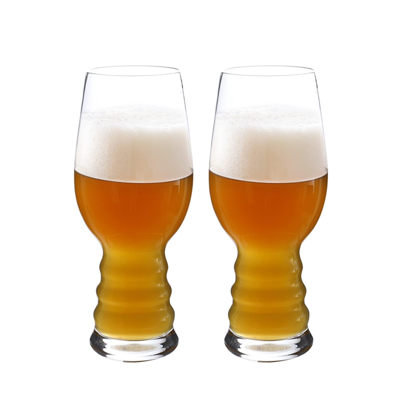 Biergläser, klassische Biergläser, Bierkrug-Gläser, Biergläser, Trinkgeschirr-Set mit 2 Stück – hohes Glasgeschirr for Bier, Wein, Obst, Smoothies, Eiskaffee – 17-Unzen-Craft-Bierbecher for Bar,