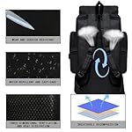 Wesoke 80L 100 Liters Camping Hiking Backpack for Men Women, Waterproof Extra Large Outdoor Travel Military Tactical Rucksack - Image 4