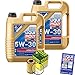 Produktbild QR-PARTS 69322994 Filter Set Inspektionspaket 10 Liter Motoröl Longlife III 5W-30 MANN-FILTER Ölfilter
