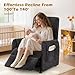 Korser Power Recliner Chair, Small Recliners for Small Spaces, Electric Recliner Chairs for Adults with Memory Function, Reclining Chair with Remote, Pillow and Side Pockets, Living Room, Chenille