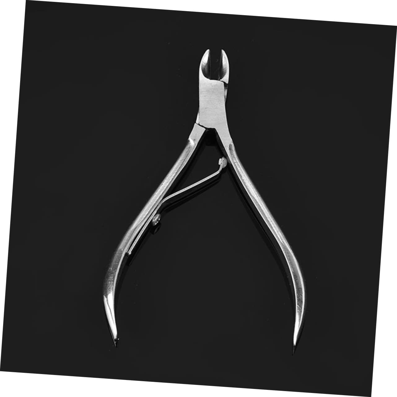 FRCOLOR 2pcs Scissors Plier Nail Tools Ingrown Toenail Tool Kit Cuticle Trimmer Pedicure Tools Ingrown Toenail File and Spoon Cuticle Cutter Manicure Tools Nails Clipper Rasp Silver