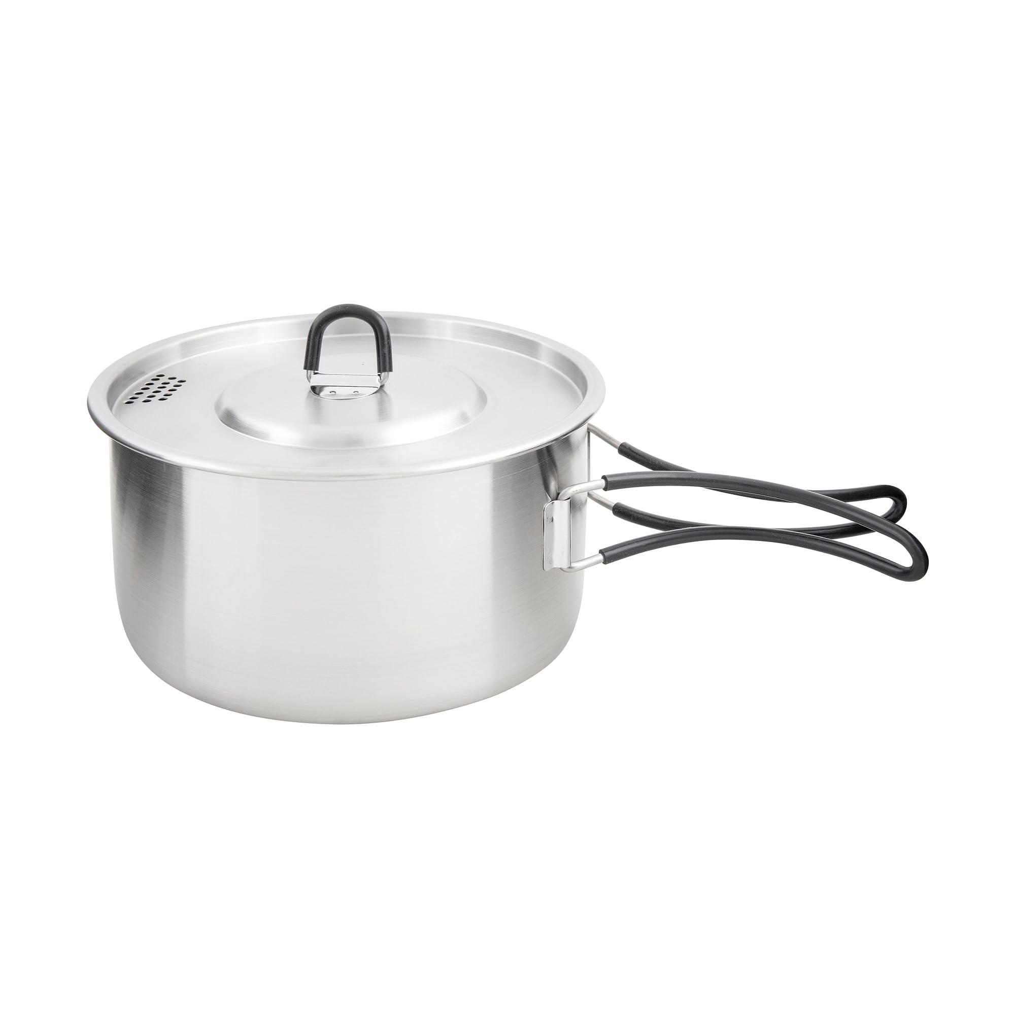 Tatonka Kettle Set II – garnek do gotowania na świeżym powietrzu ze stali nierdzewnej ze skalą objętości i pokrywką z funkcją sitka, 1,6 litra i 2,5 litra