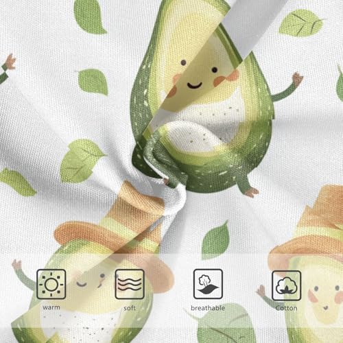 Wusikd Cute Avocado Girls' Underwear Cotton Girls Briefs Soft Toddler Underwear 2T3