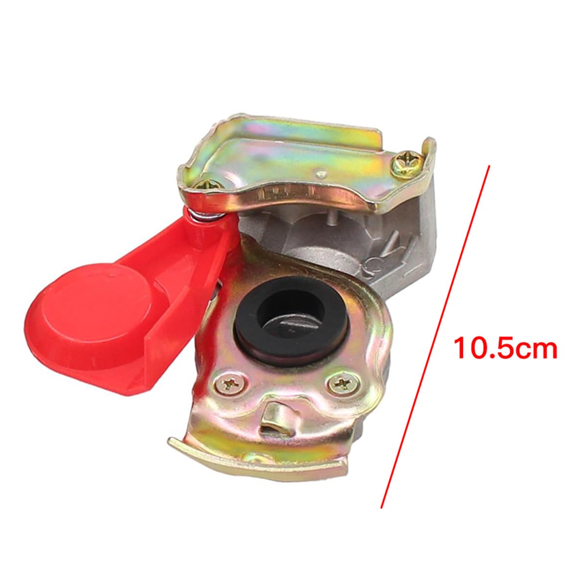 Testa di accoppiamento M16 con set di valvole Testa ad aria compressa rossa gialla con tappo antipolvere per camion trattore veicolo di traino ad aria compressa semirimorchio