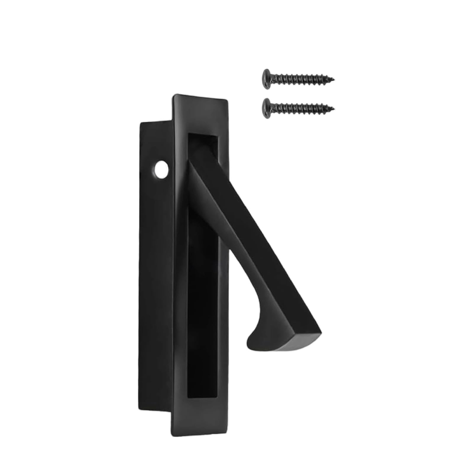 Stainless Steel Sliding Door Handle Cabinet Door Pull Recessed Finger Flush Pulls for Closet, Sliding, Barn Doors Stainless Steel Handle