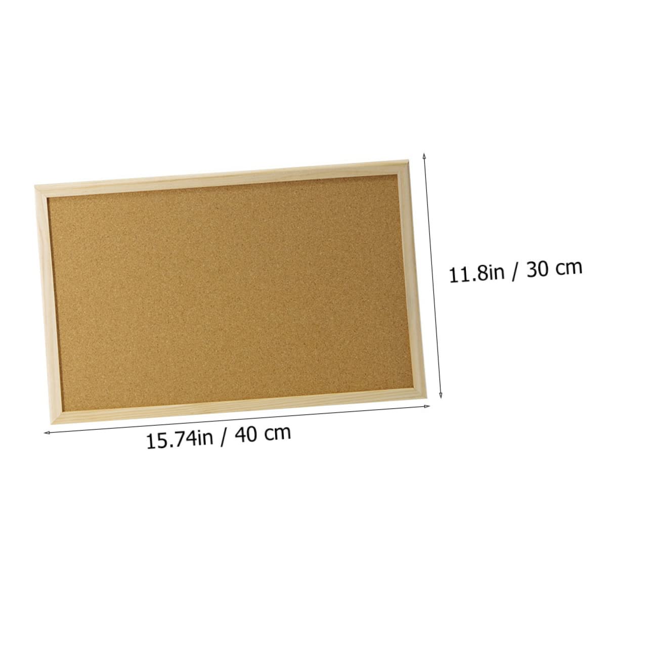 Operitacx Tablero de Corcho Enmarcado de Madera Tablero de Notas Colgante Multifuncional para Mensajes y Fotos para Oficina y