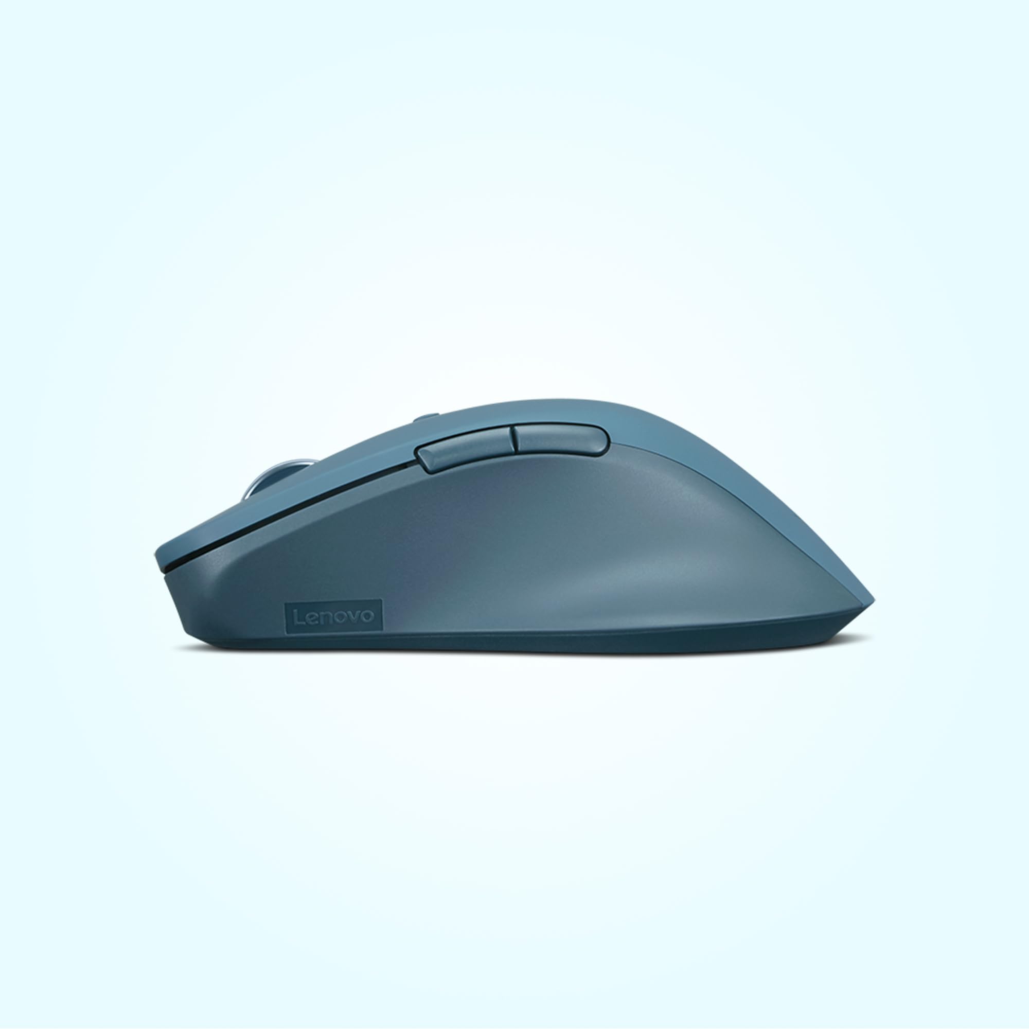 Lenovo Yoga Pro Mouse - Mouse Bluetooth Ricaricabile, Design Ergonomico per Destrimani, DPI Regolabile fino a 4000, Clic Silenziosi, Autonomia fino a 3 Mesi, per PC/Laptop/Windows/macOs - Tidal Teal