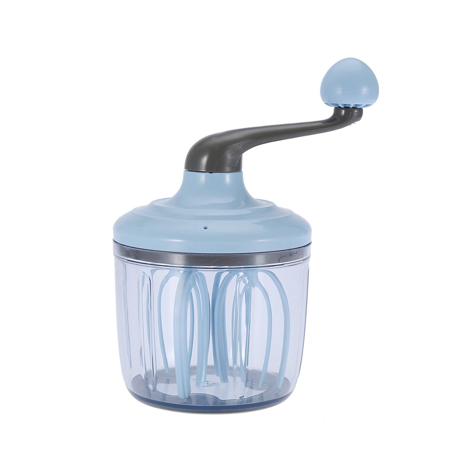 Tissting Fouet à Œufs et Crème, Batteur Manuel Multifonction pour Cuisine, 1100mL, Design Manuel pour Efficacité, Manivelle Longue Économisant l'Effort, Détachable et Facile à Nett