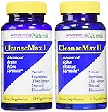 Advanced Naturals Cleansemax 2-Part Kit Blue and White 60 Count (Pack of 2) 120 Count