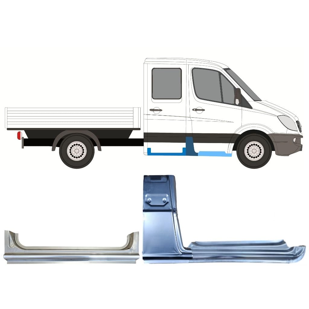Reparaturblech-Set für Mercedes Sprinter 2006-2018 / Rechts