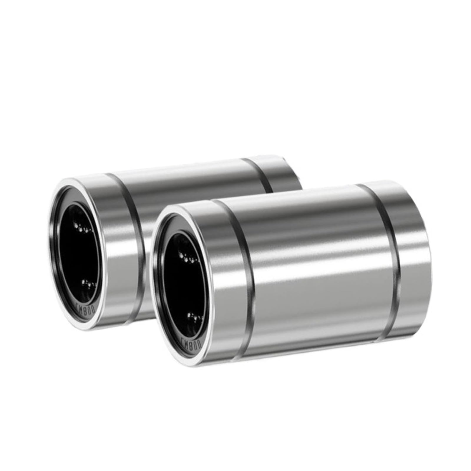 Rodamientos lineales de bolas LM8UU, LM10UU, LM16UU y LM12UU, bujes lineales de 8 mm, piezas de eje lineal for impresora 3D CNC DIY, 4 o 10 unidades(10Pcs,LM12LUU 12x21x57)