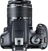 Canon EOS 2000D Spiegelreflexkamera (24,1 MP, DIGIC 4+, 7,5 cm (3,0 Zoll) LCD, Full-HD, WiFi, APS-C CMOS-Sensor) inkl. Objektive EF-S 18-55mm is II F3.5-5.6 is II und EF 75-300mm F4-5.6 III, schwarz – Ansicht 7