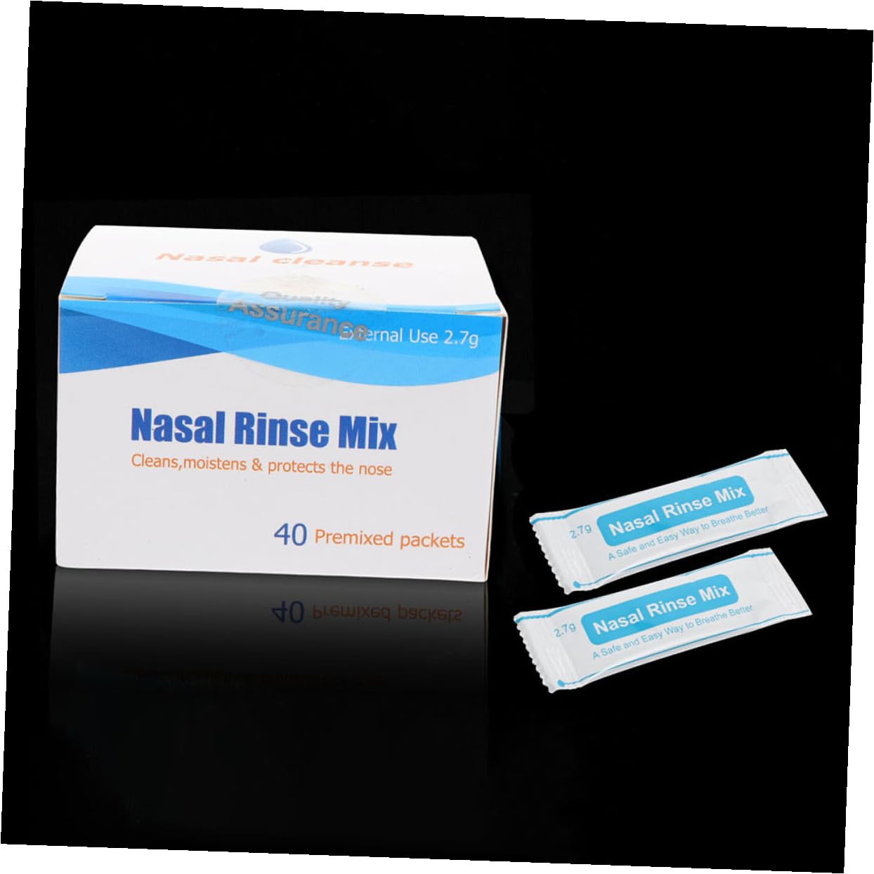 KOMBIUDA Mezcla para Enjuague Nasal sin Yodo 80 Sobres Instantáneos para Limpieza y Cuidado Cavidad Nasal en Trabajadores Profesionales