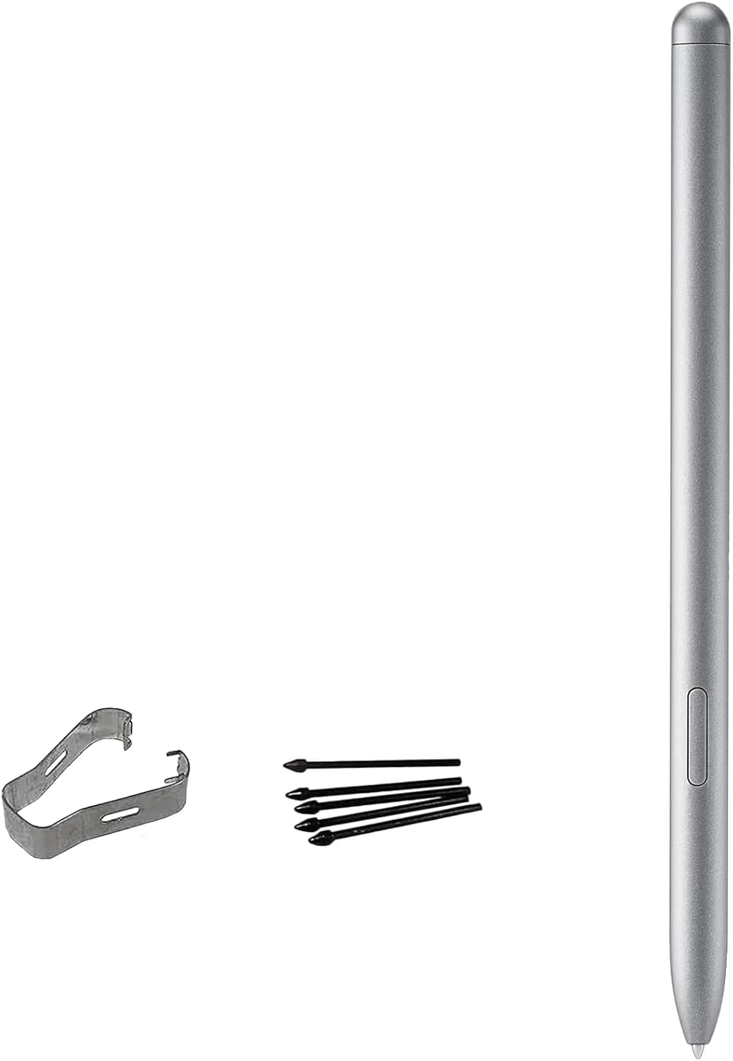 Galaxy Tab S10 FE S Pen for Samsung Galaxy Tab S10 FE Stylus Pen Replacement + Free 5 Tips for Samsung Galaxy Tab S10 FE Plus Stylus Pen (Silver)