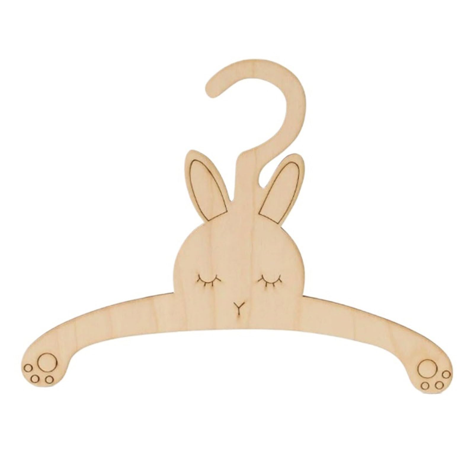 5pcs Wooden Hangers Creative Animal Support Poles Coat hanger