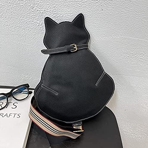 Cat Shape Crossbody Bag, Women Cat Shape PU Leather Shoulder Bags, Women Handbags Crossbody Purse with Detachable & Adjustable Strap4