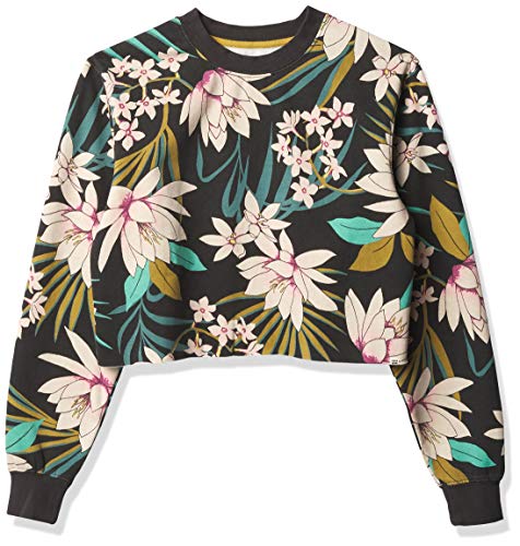 Billabong Women's Graphic Crew Neck Sweatshirt, Multi, L