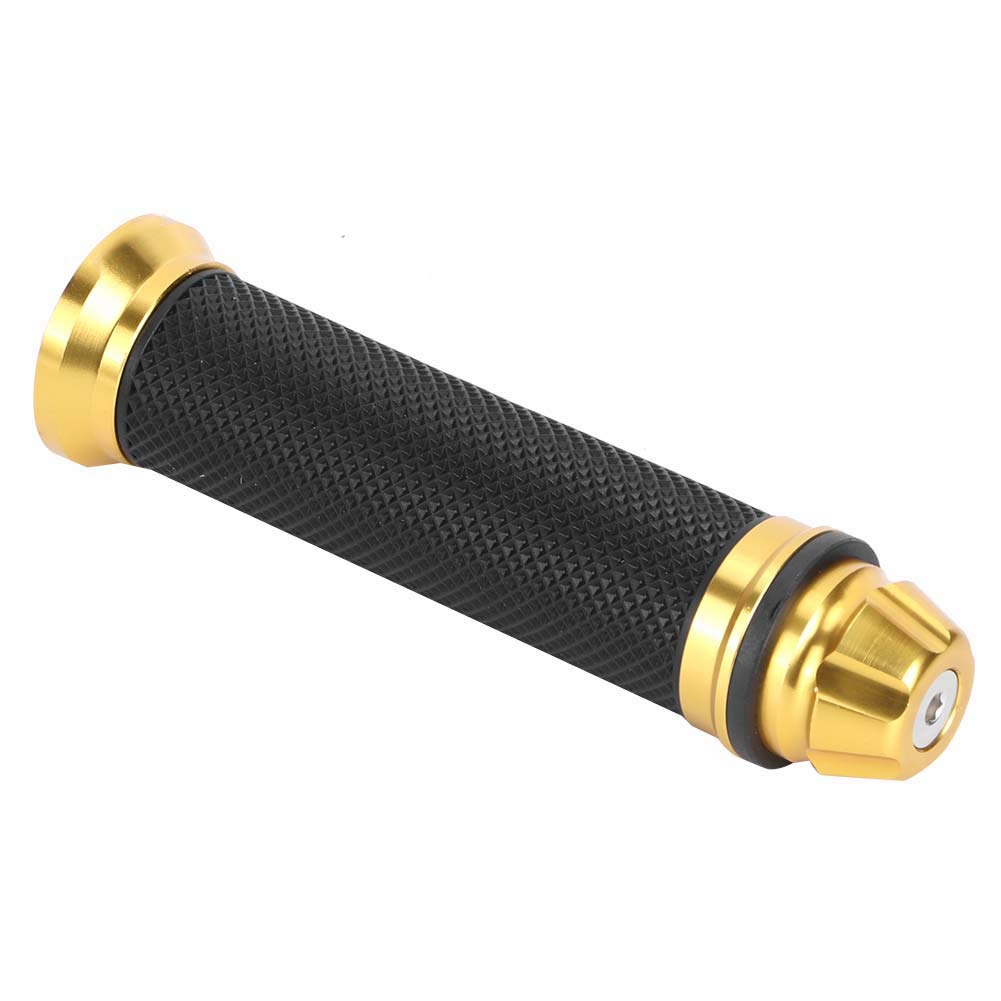 Fydun Poignées Guidon Moto Universelles - Alliage Aluminium/Caoutchouc - Pour Guidon 7/8" - Titane