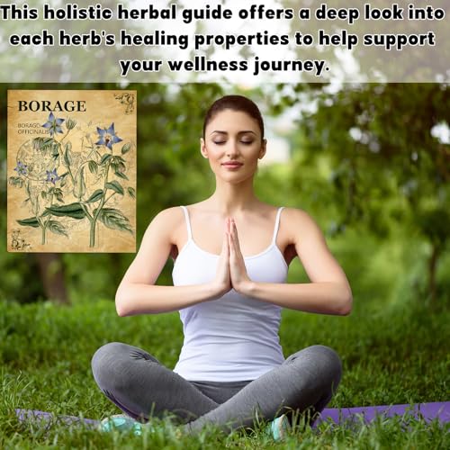 18PCS Vintage Herbal Medicine Posters Holistic Herbal Guide to Health Medicinal Herbs and Uses Posters Botanical Herbs Plant Knowledge Charts for Home Kitchen Herbarium Educational Herb Reference - Image 5