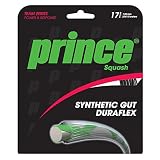 Color: negro Prince Juego de cuerdas de squash sintético de Gut Duraflex, color negro