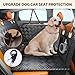 PROZAR Dog Car Seat Cover for Back Seat, Hard Bottom Back Seat Extender for Dogs - Supports 400lbs, Back Seat Pet Cover, Dog Hammock for Car SUV and Trucks