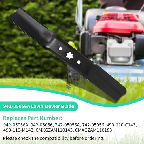 IDEASURE 942-05056A Mower Blades for 54" Deck, 942-05056 Medium Lift Blades Compatible with Cub Cad-et RZT-L54 XT1 XT2, Craftsman Riding Mower, Troy-Bilt, MTD, Replaces 742-05056A 742-05056, 3 Pack by IDEASURE - Image 5