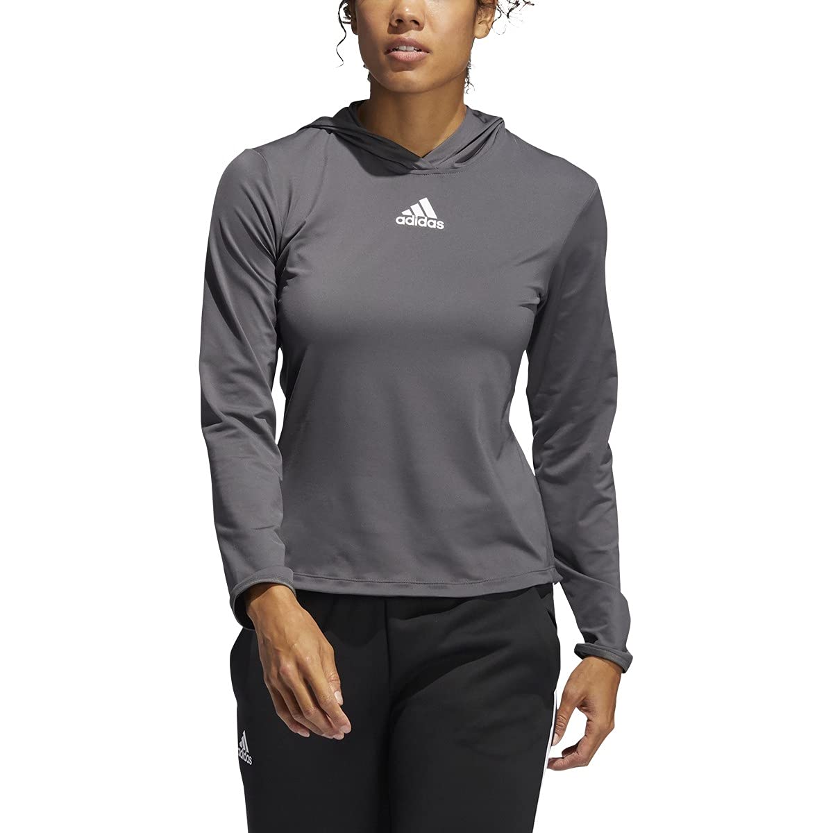 adidas Under The Lights Top - Women's Training M Grey/White
