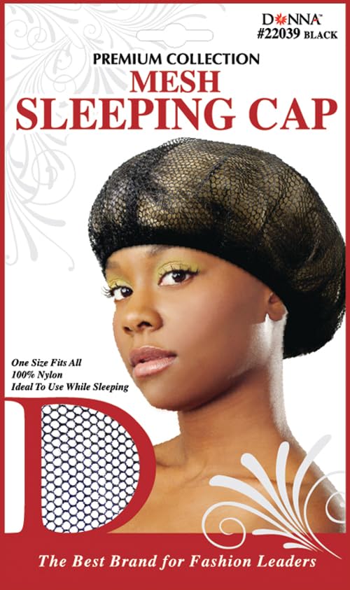 DONNA Mesh Sleep Cap and Bonnet for Women - Hair and Shower Cap