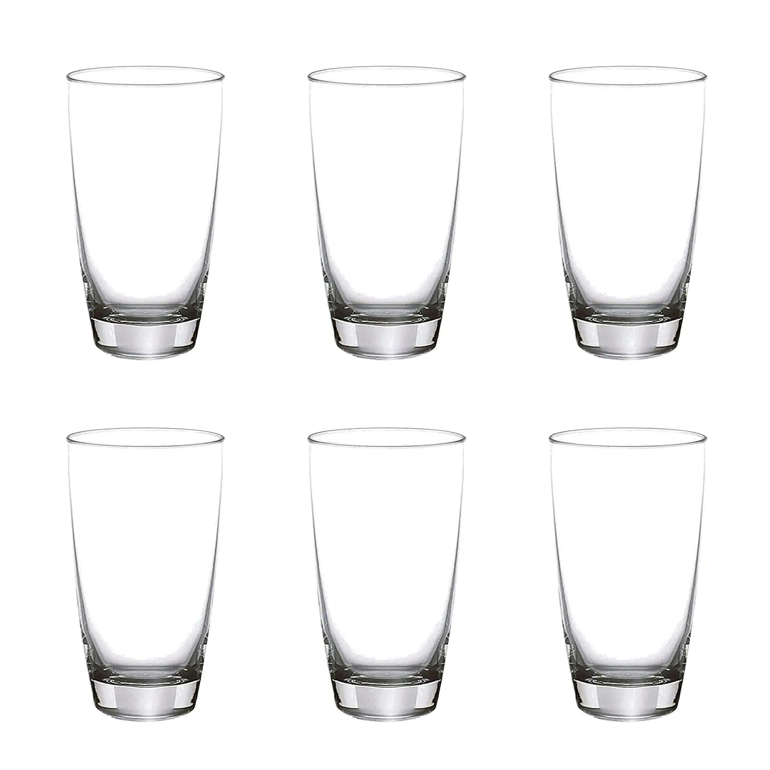 Ocean Tiara Hi Ball, 355 Ml. | Soda Lime Glass | Set of 6 | Clear & Transparent | Used to Serve Water, Juice, Soft Drink, and Other Iced Beverages |Home Party, Offices, Hotel & Restaurant 1