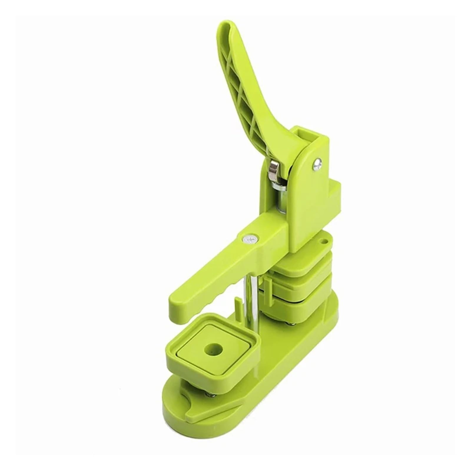 Machine à badges magnétiques carrée 50 x 50 mm for réfrigérateur, rotative et manuelle(Green)