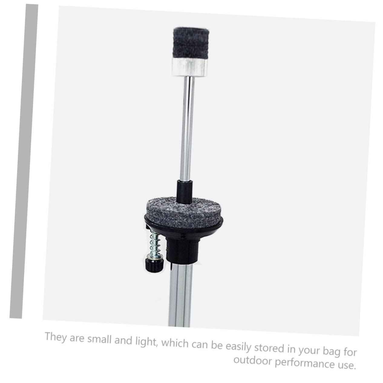 Yardwe 1Set Drum Pad Set Non Slip Felt Pads for Drum Kits Durable Drum Accessories to Enhance Sound and Protect Cymbals Compatible with Drum Hardware