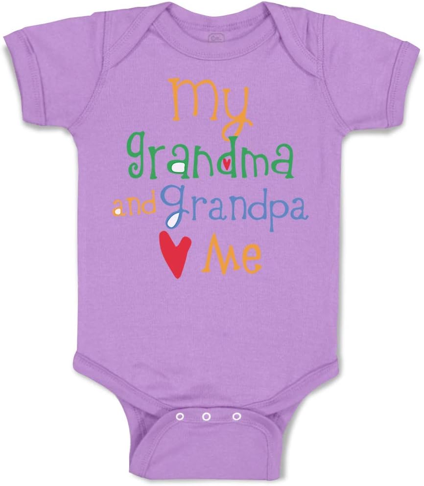 Cute Rascals Baby Bodysuit World's Best Grandpa Boy & Girl Baby Clothes Funny Cotton Lavender Design Only 6 Months