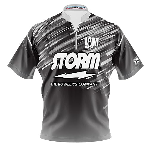 Logo Infusion Dye-Sublimated Bowling Jersey (Sash Collar) - I AM Bowling Fun Design 2006-ST - Storm (Men's XL)