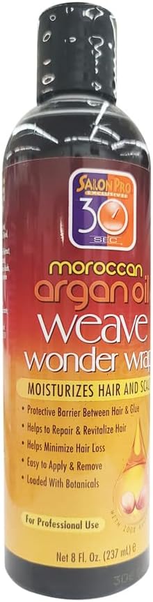 Salon Pro 30 Sec Moroccan Argan Oil Weave Wonder Wrap 235 ml