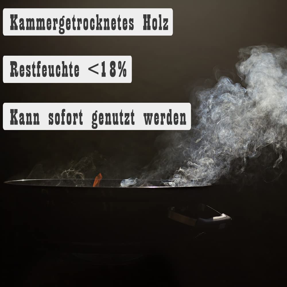 Räucherköcke Smoker Grill Morceaux Pour Bbq Chêne Fumeurs 2-4