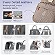 RUVALINO Wickeltaschen-Rucksack, multifunktionaler Reiserucksack, Umstands-Baby-Wickeltaschen, Wickeltaschen, wasserdicht und stilvoll, Khaki