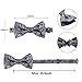 Alizeal Boys Adjustable Fashion Paisley Floral Strapped Pre-tied Kids Bow Tie, Gray