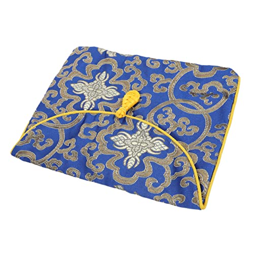 PRETYZOOM 3 Pçs Portátil Flor Seda Bom Portador Impressão Estilo Maquiagem Capas Pano Lápis Bolsas B
