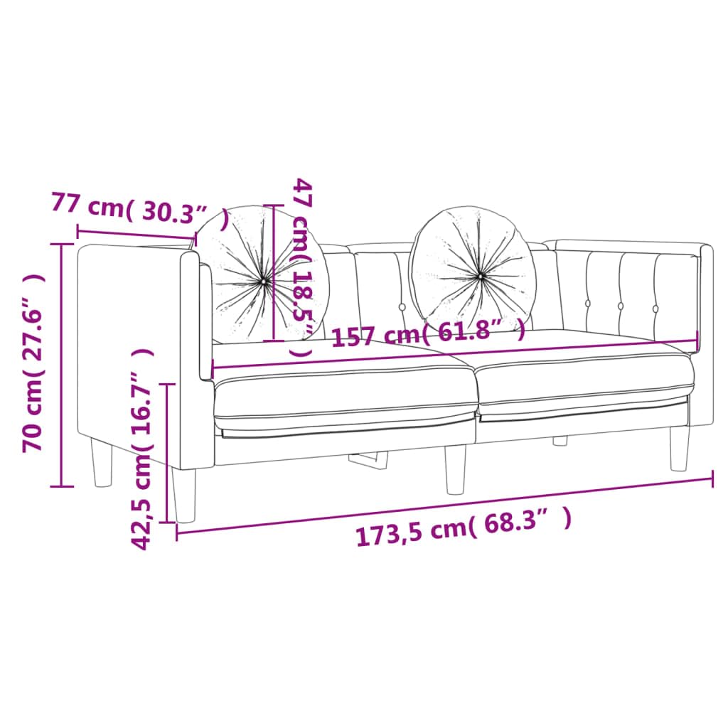 sofás Baratos,sofás de Dos plazas,Sillon Cama 1 Plaza Plegable,Sofá de 2 plazas con Cojines Terciopelo Rojo tintoAdecuado para salón, Dormitorio