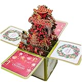 Material de calidad: Hecho de materiales de calidad, estas tarjetas de Navidad están diseñadas para durar, lo que permite a sus seres queridos disfrutarlos como un recuerdo en los próximos años.